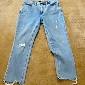 Jeans banana republic high riser slim
